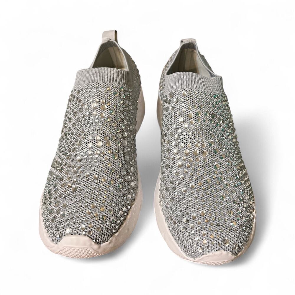 Lauren Lorraine Carry Crystal Sneakers Slip On Women's Size 7 - Picture 2 of 16